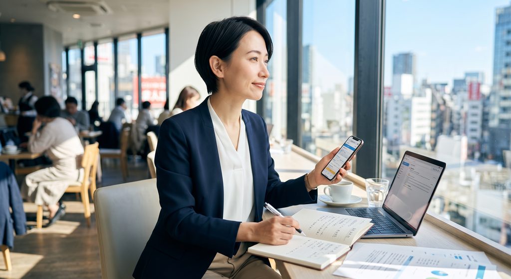 転職活動を進める人のイメージ