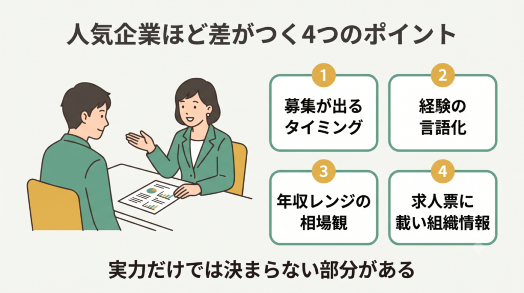 人気企業の転職でエージェントが役立つ4つの理由