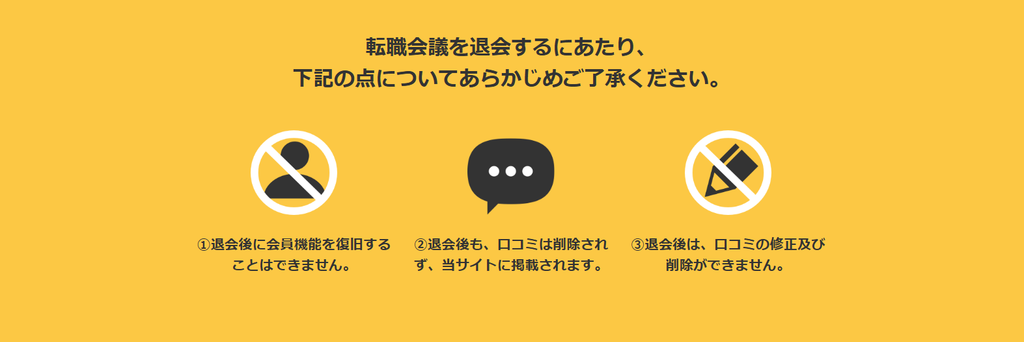 退会するとアカウントは消えるが、投稿した口コミはサイトに残り続けることを示した図