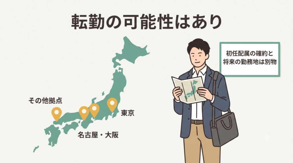 日鉄ソリューションズの転勤の可能性と勤務地の考え方