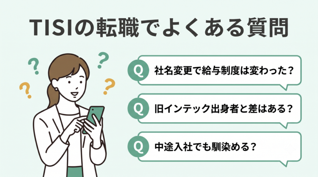 TISIへの転職に関するよくある質問