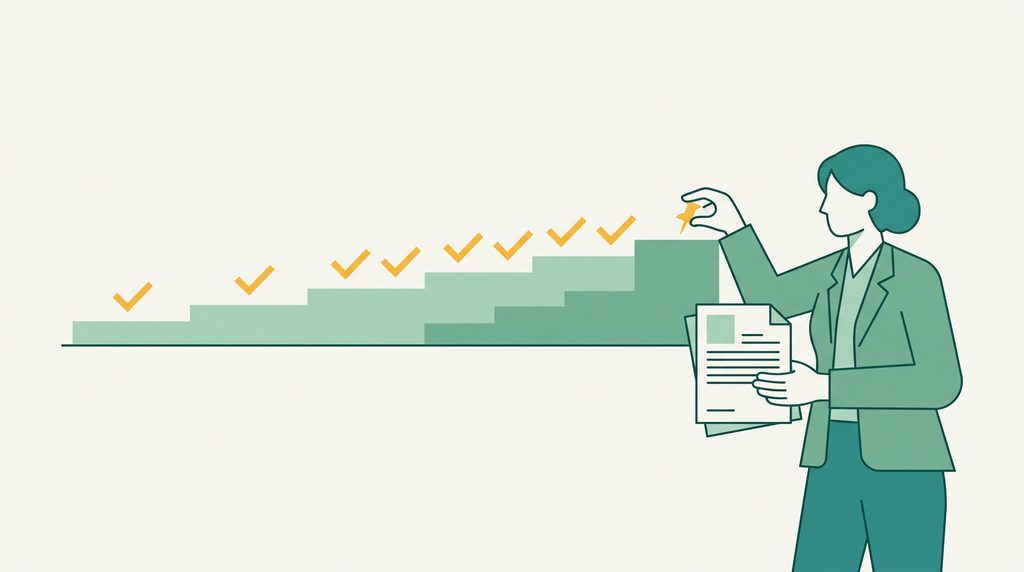人事が年収レンジの中で提示額を決めるイメージ